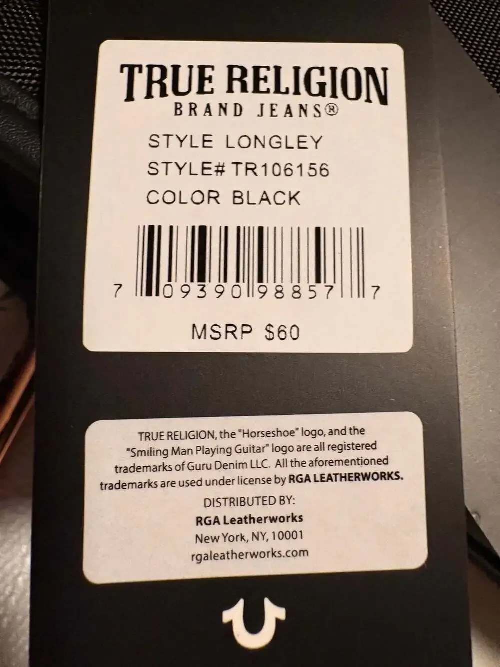 True Religion Longley Unisex  Sling Bag with Detachable Coin Pouch